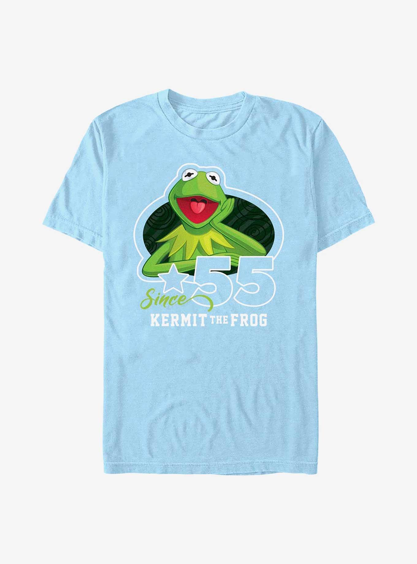 Disney The Muppets Kermit Green Since T-Shirt, LT BLUE, hi-res