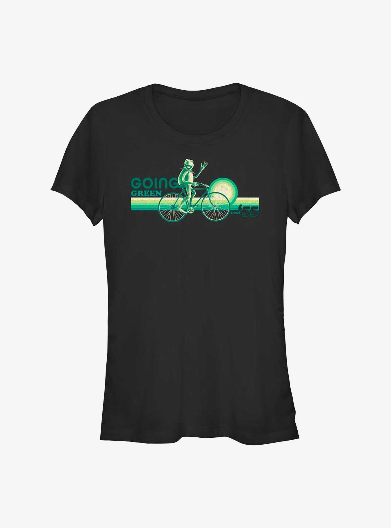 Disney The Muppets Kermit Green Stripes Girls T-Shirt, , hi-res