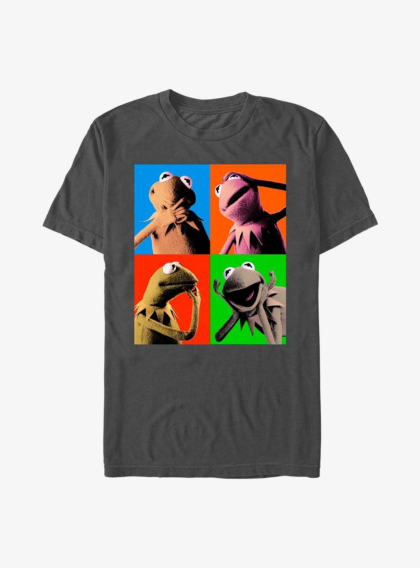Disney The Muppets Kermit Pop T-Shirt, CHARCOAL, hi-res