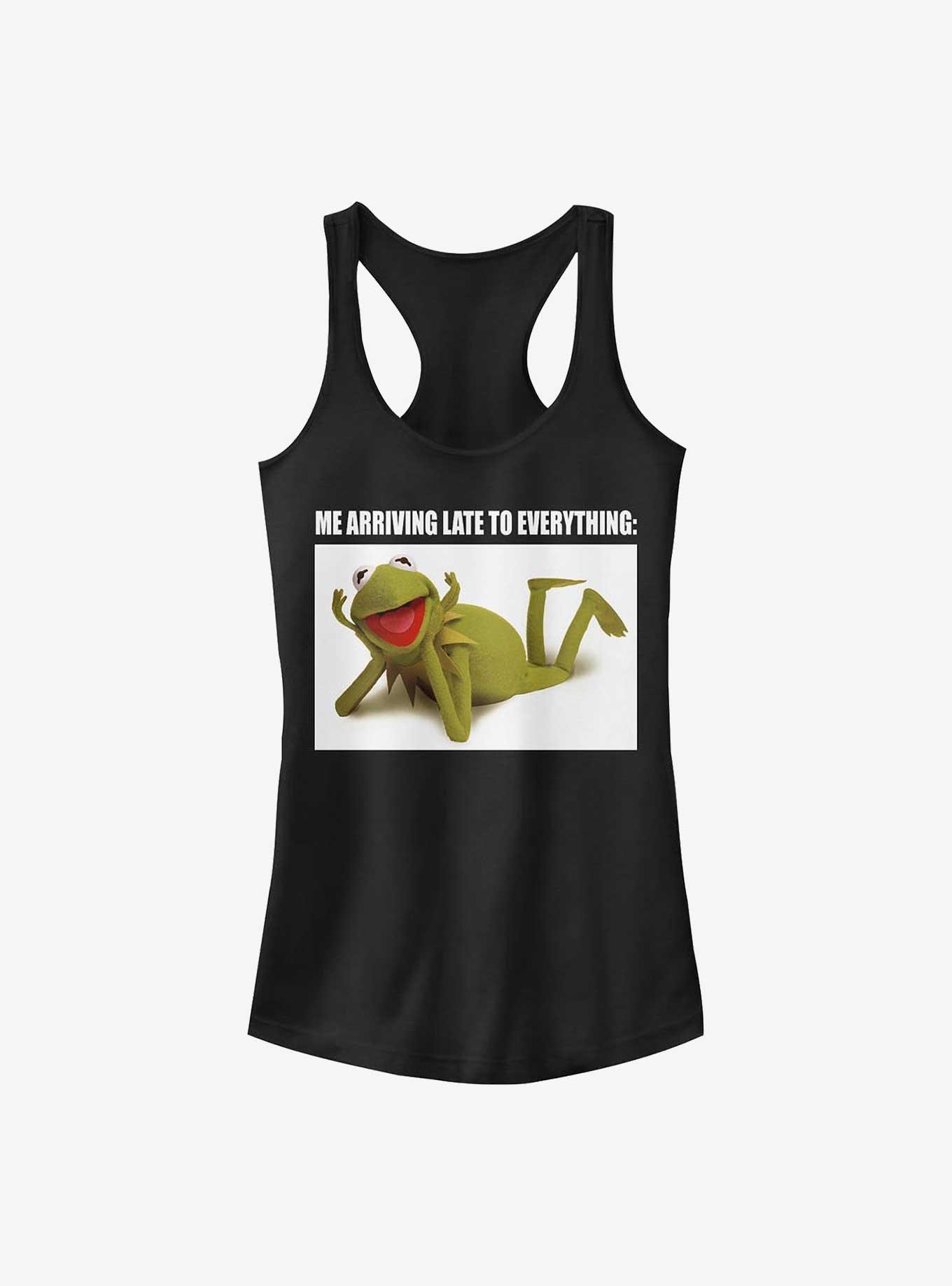 Disney The Muppets Late Kermit Girls Tank, BLACK, hi-res