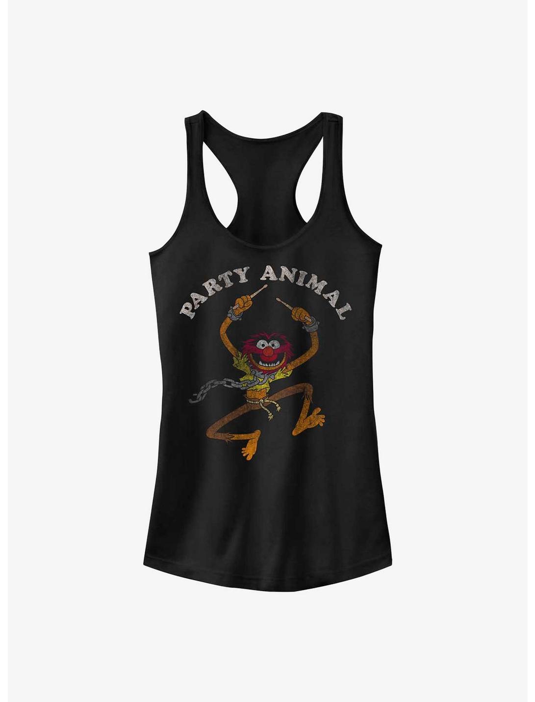 Disney The Muppets Party Animal Girls Tank, BLACK, hi-res