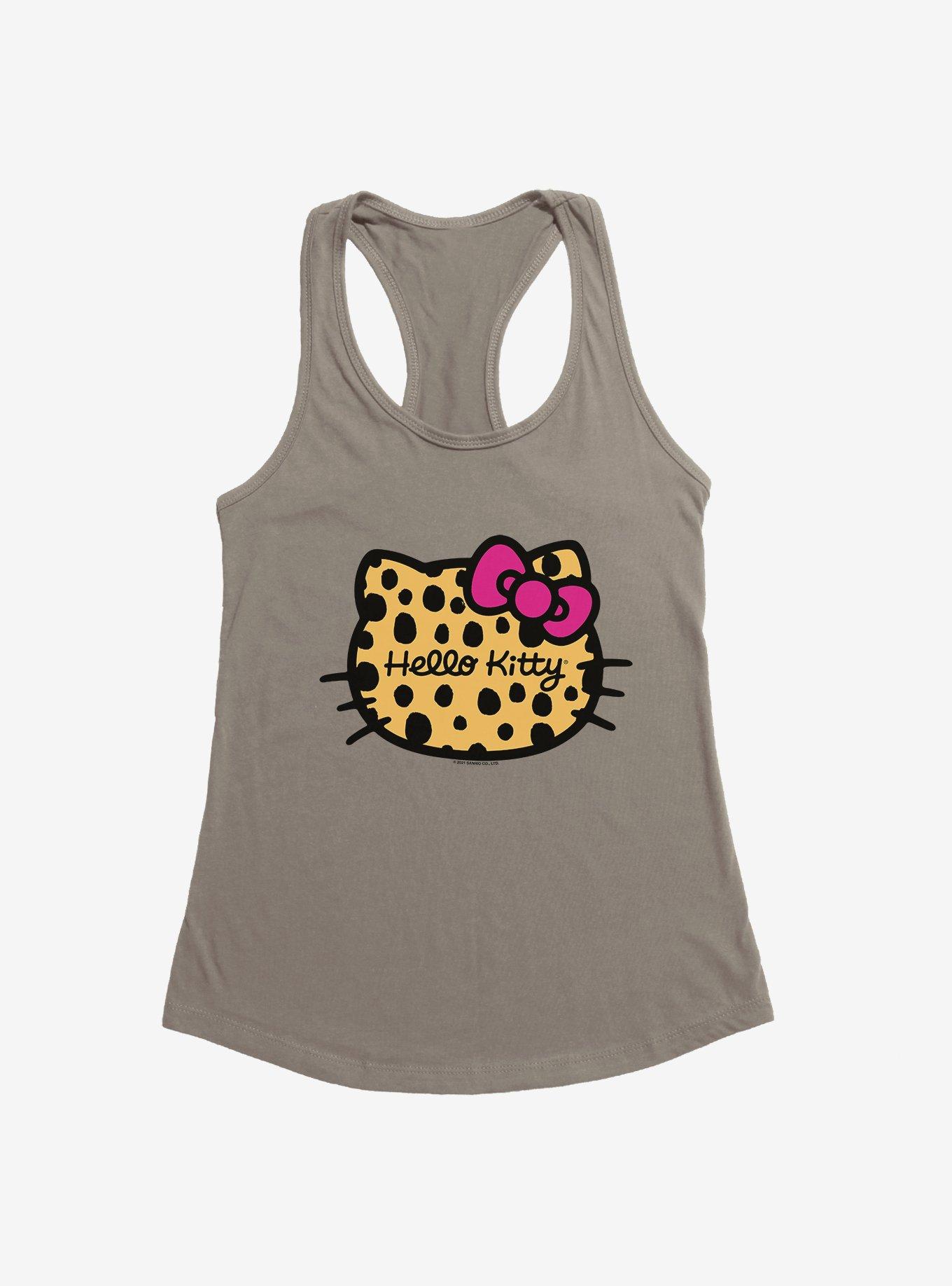 Hello Kitty Jungle Paradise Animal Logo Girls Tank, WARM GRAY, hi-res