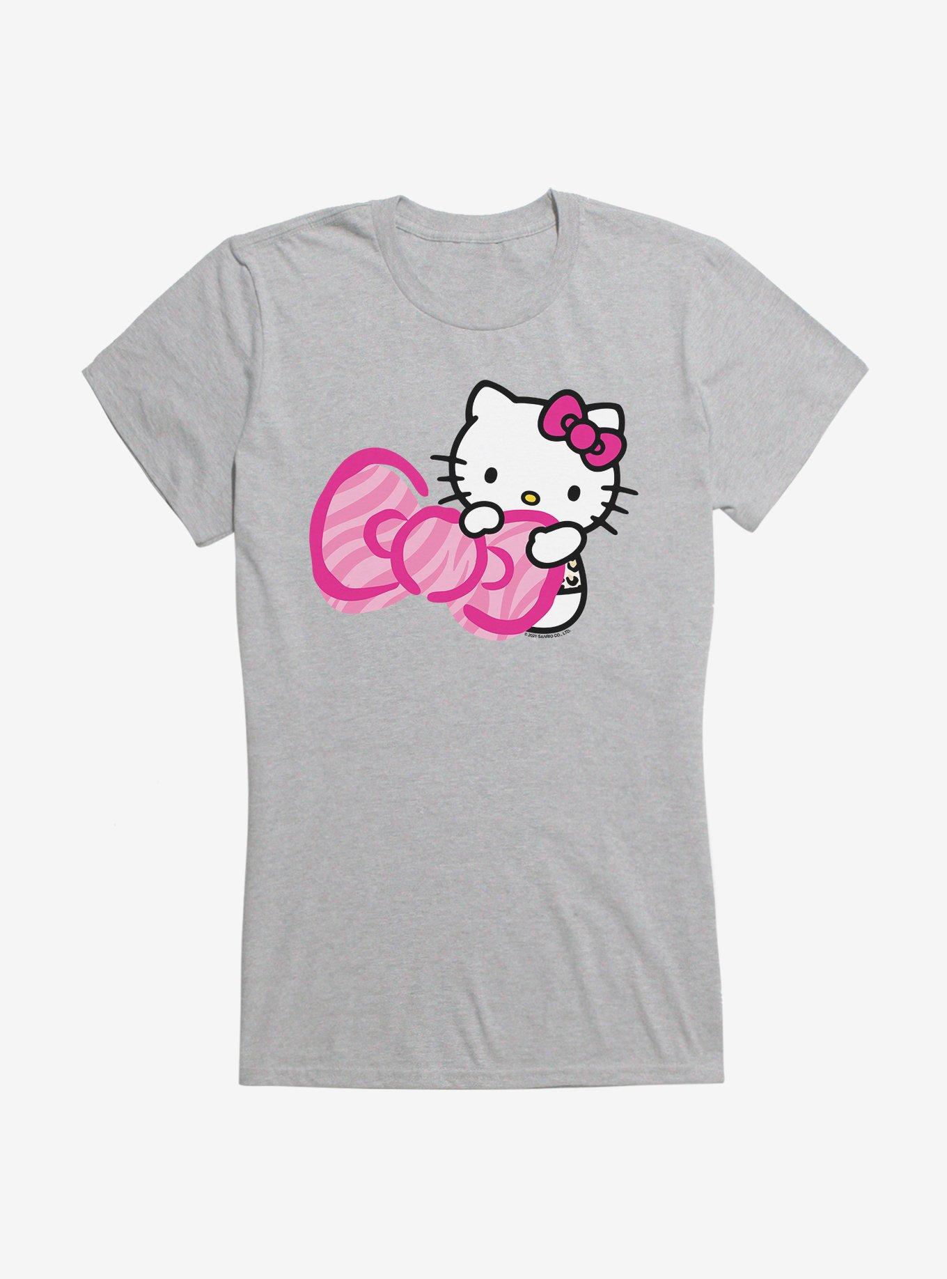 Hello Kitty Jungle Paradise Bow Girls T-Shirt, , hi-res