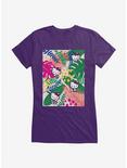 Hello Kitty Jungle Paradise Poster Girls T-Shirt, PURPLE, hi-res