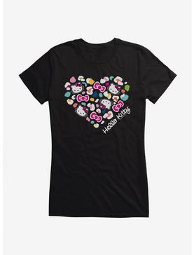 Hello Kitty Jungle Paradise Spotted Heart Girls T-Shirt, , hi-res