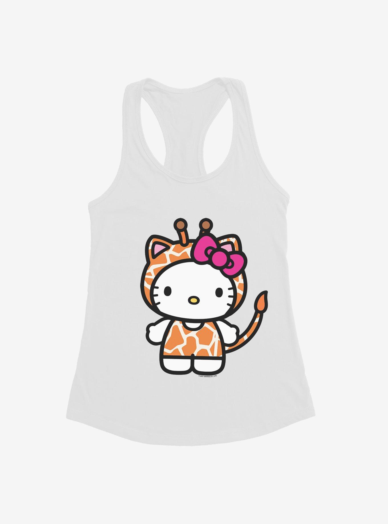 Hello Kitty Jungle Paradise Giaraffe Girls Tank, WHITE, hi-res