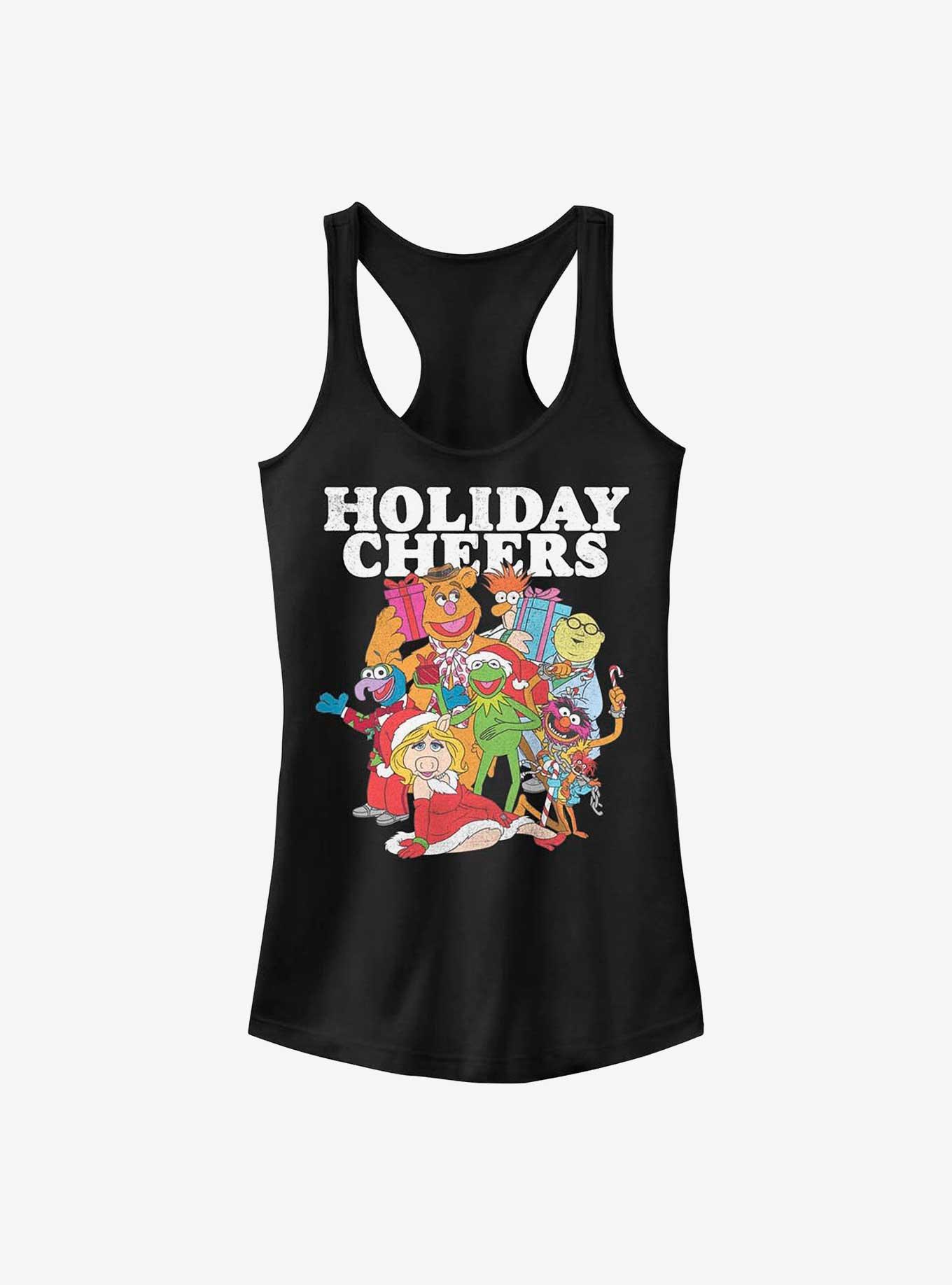 Disney The Muppets Very Muppet Holiday Girls Tank, BLACK, hi-res