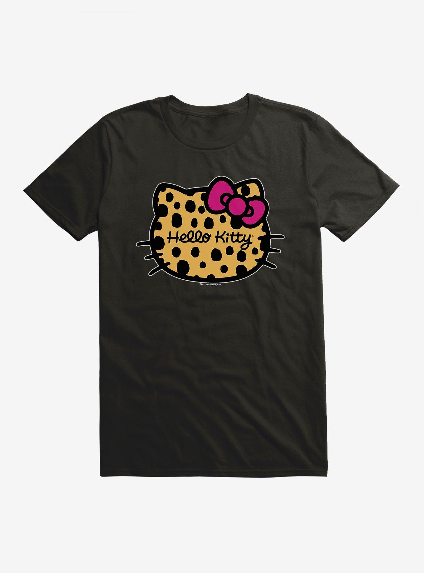 Hello Kitty Jungle Paradise Animal Logo T-Shirt, BLACK, hi-res