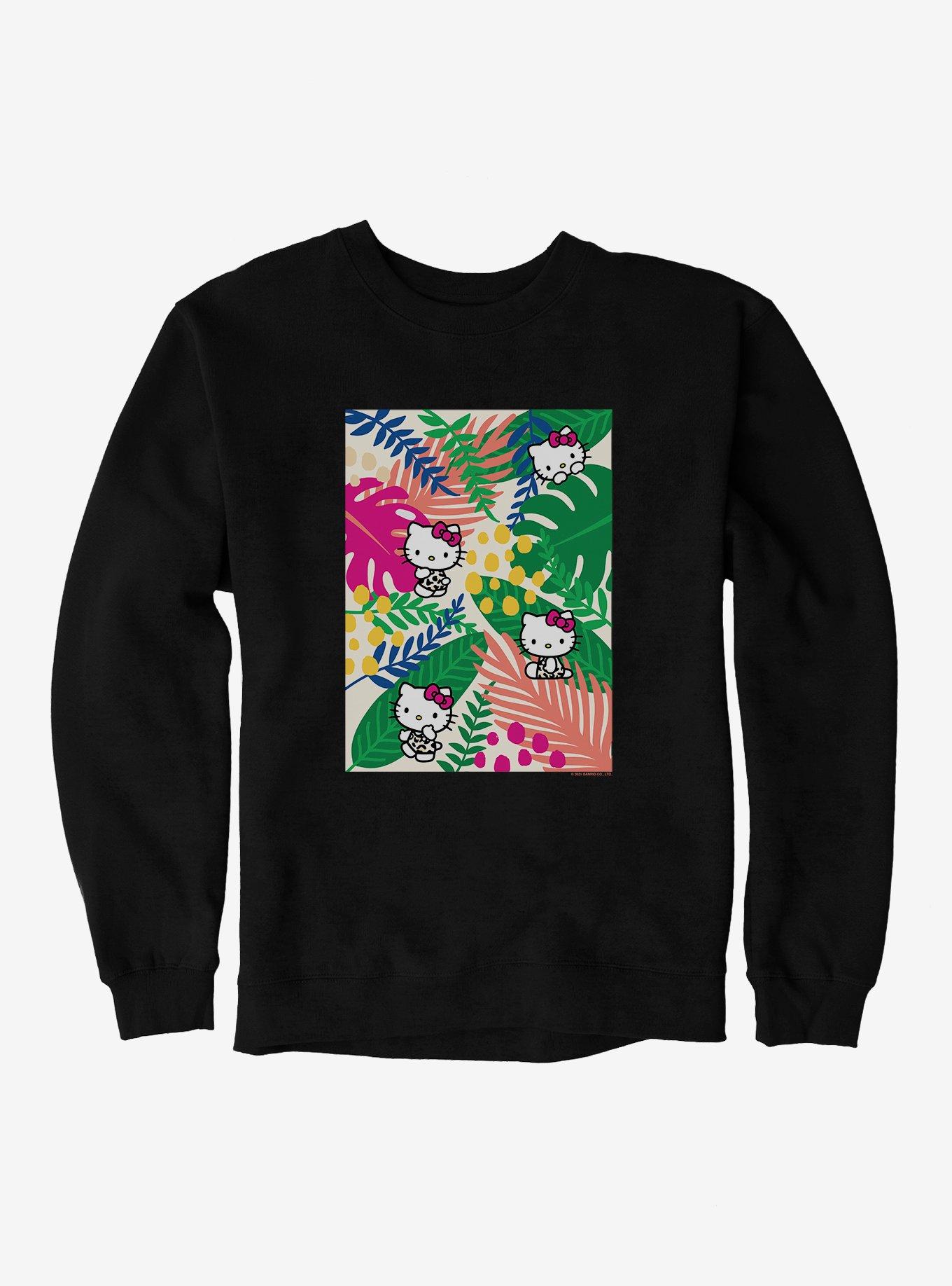 Hello Kitty Jungle Paradise Poster Sweatshirt