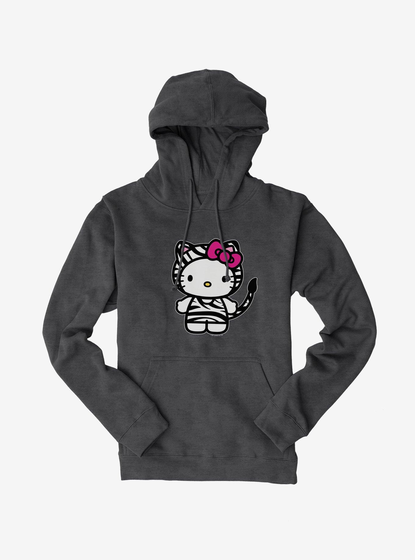 Hello Kitty Jungle Paradise Zebra Print Hoodie, , hi-res