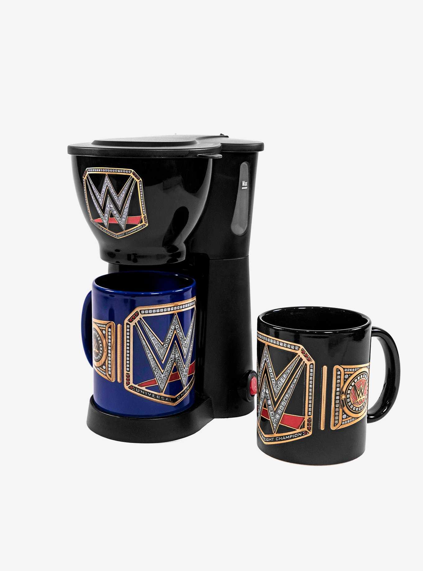 WWE Coffee Maker With 2 Mugs, , hi-res