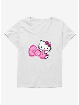 Hello Kitty Jungle Paradise Bow Girls T-Shirt Plus Size, , hi-res