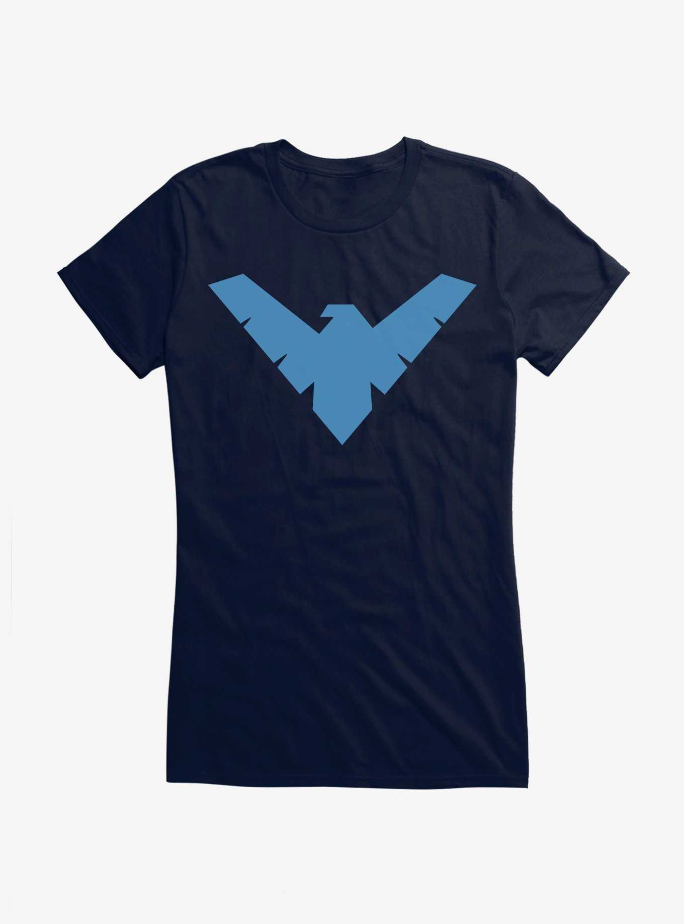 DC Comics Batman Nightwing Logo Girls T-Shirt, , hi-res