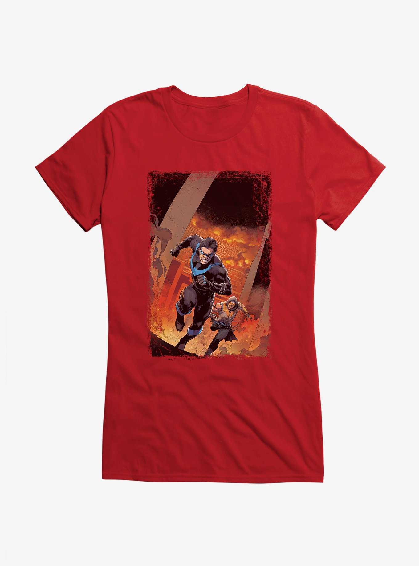 DC Comics Batman Burning City Girls T-Shirt, , hi-res