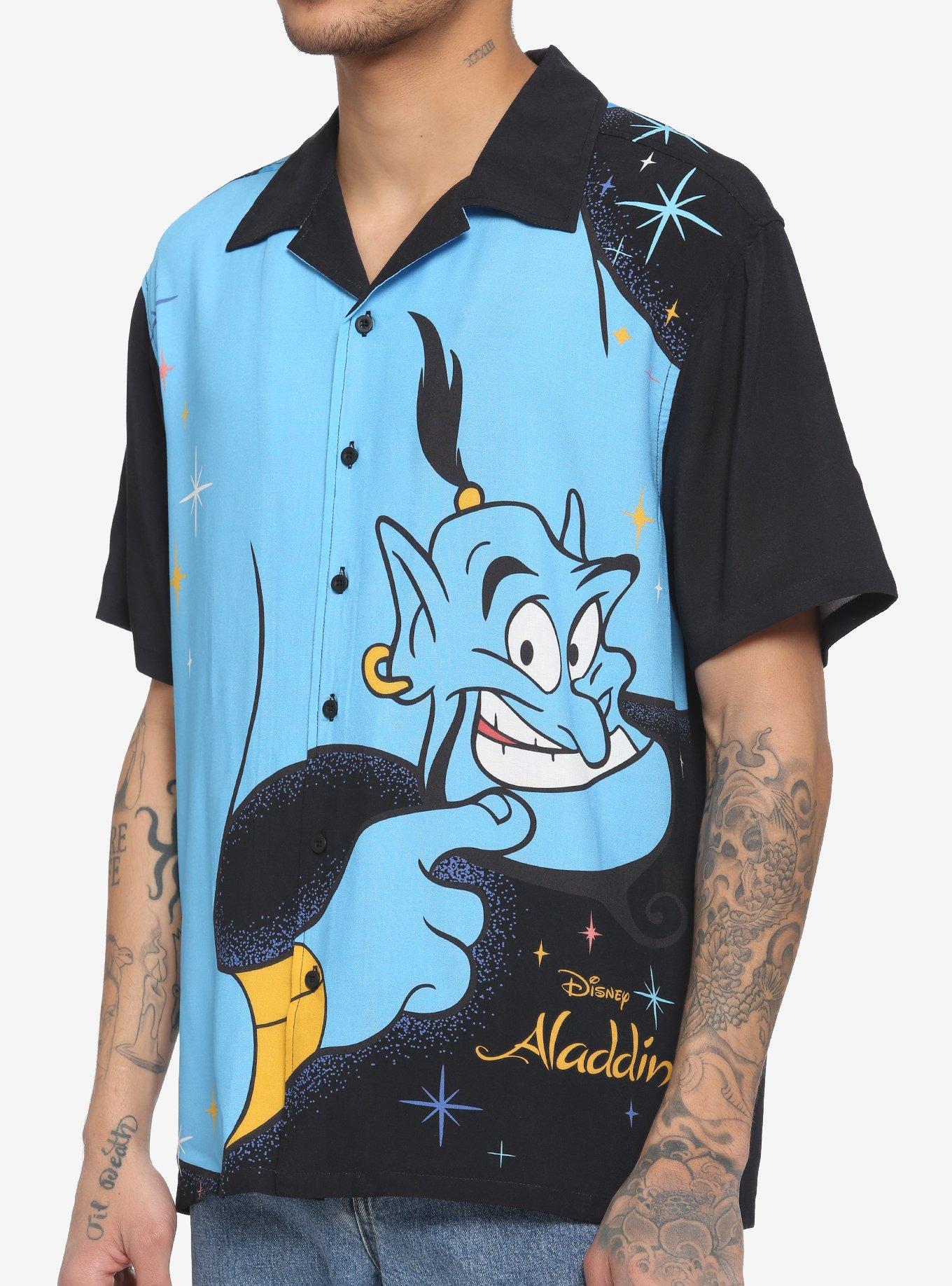 Our Universe Disney Aladdin Genie Woven Button-Up, MULTI, hi-res
