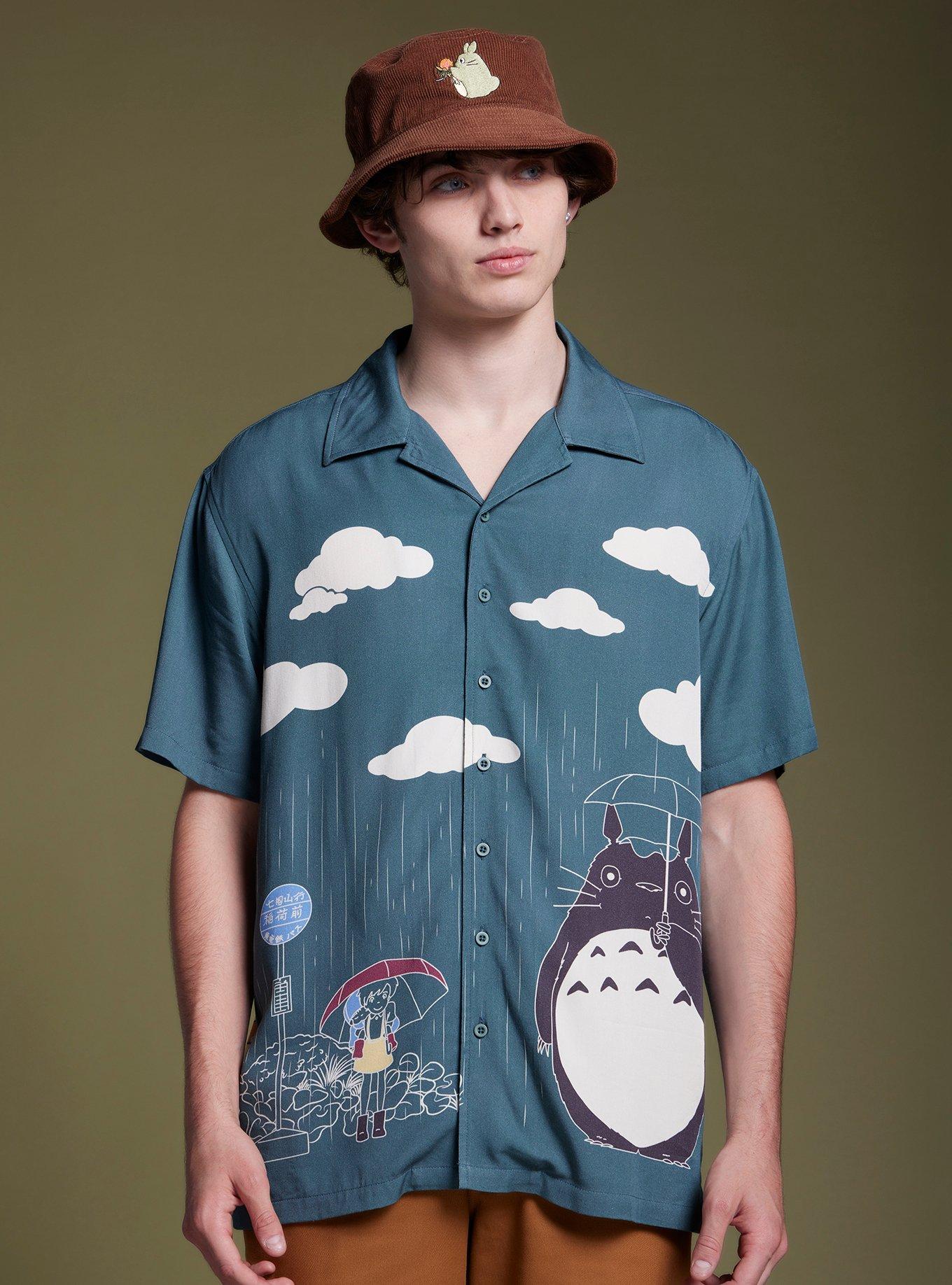 Our Universe Studio Ghibli My Neighbor Totoro Catbus Woven Button-Up, SAGE, hi-res