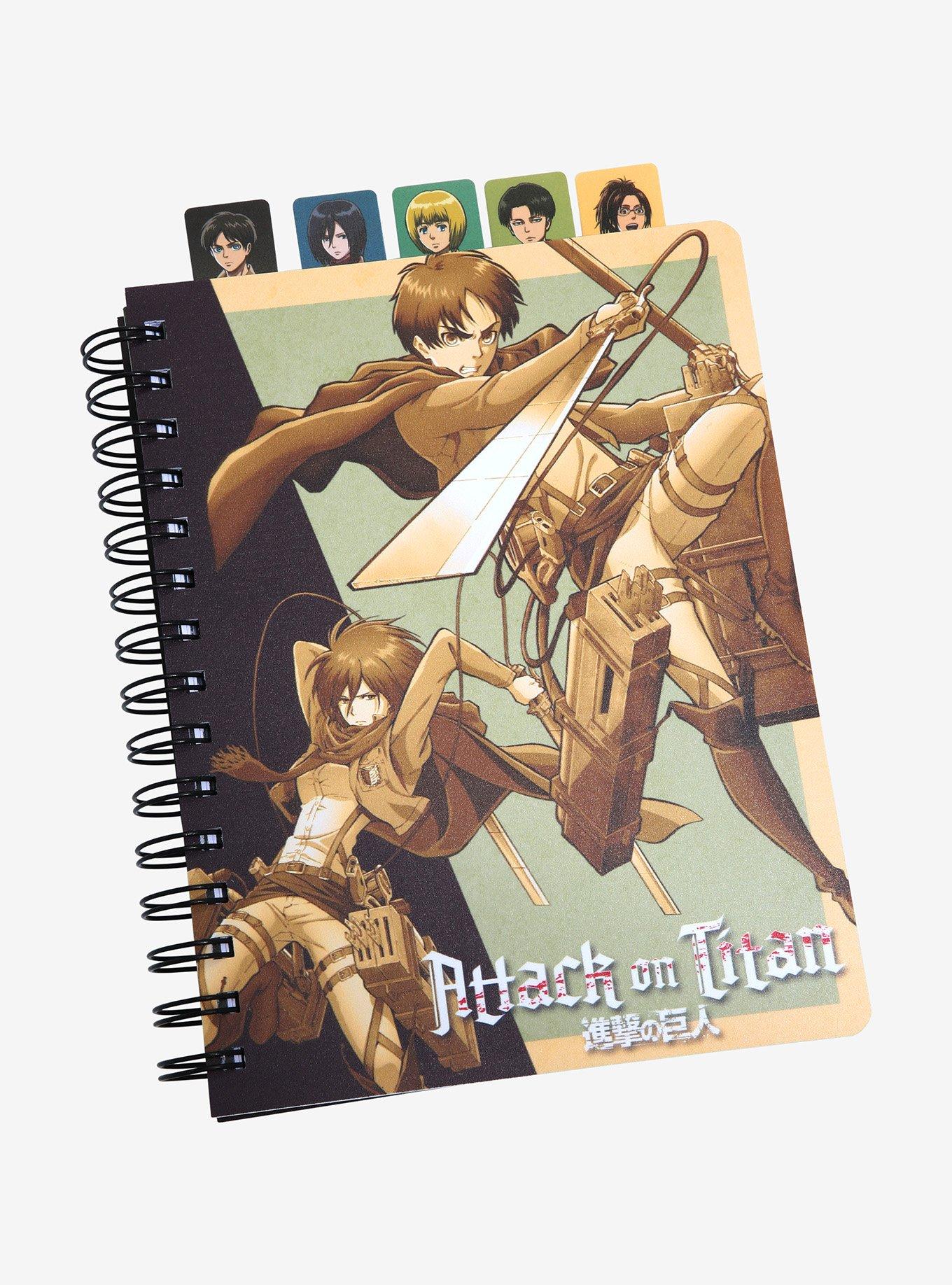 Attack on Titan Character Portraits Tab Journal, , hi-res