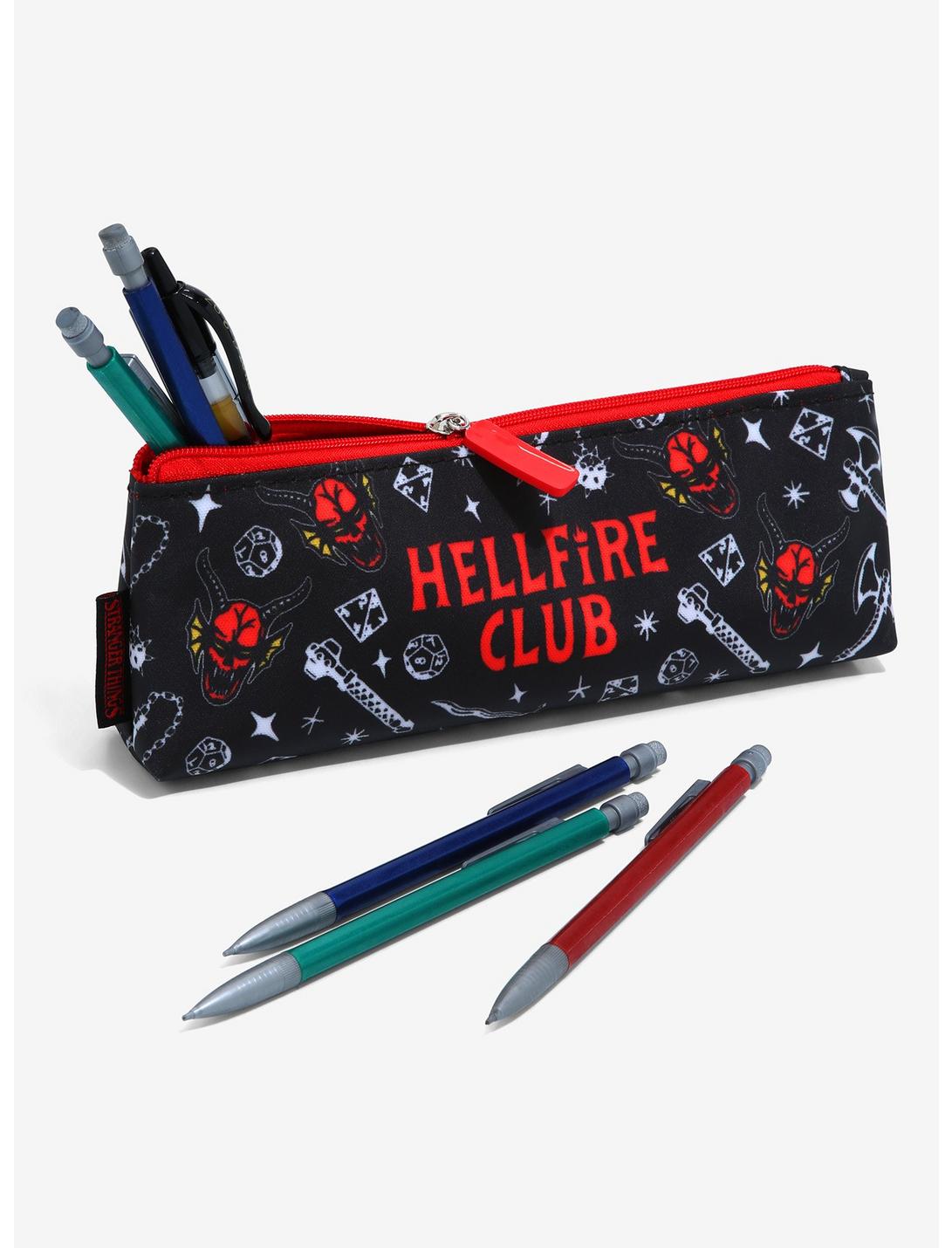 Stranger Things Hellfire Club Pencil Case , , hi-res