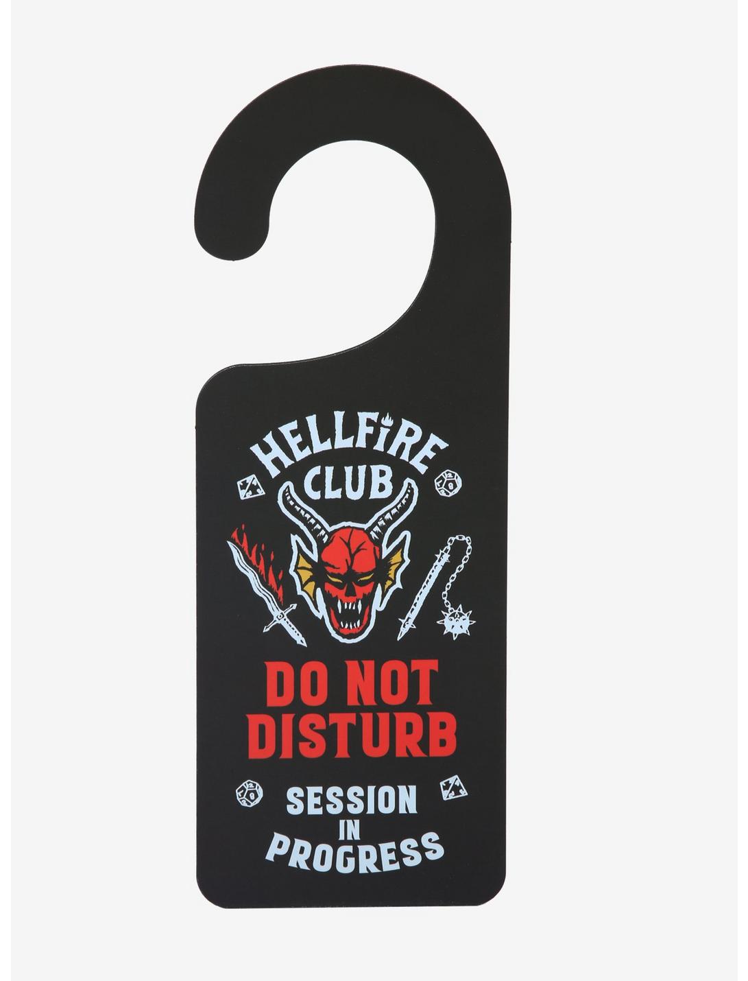 Stranger Things Hellfire Club Session in Progress Door Hanger, , hi-res