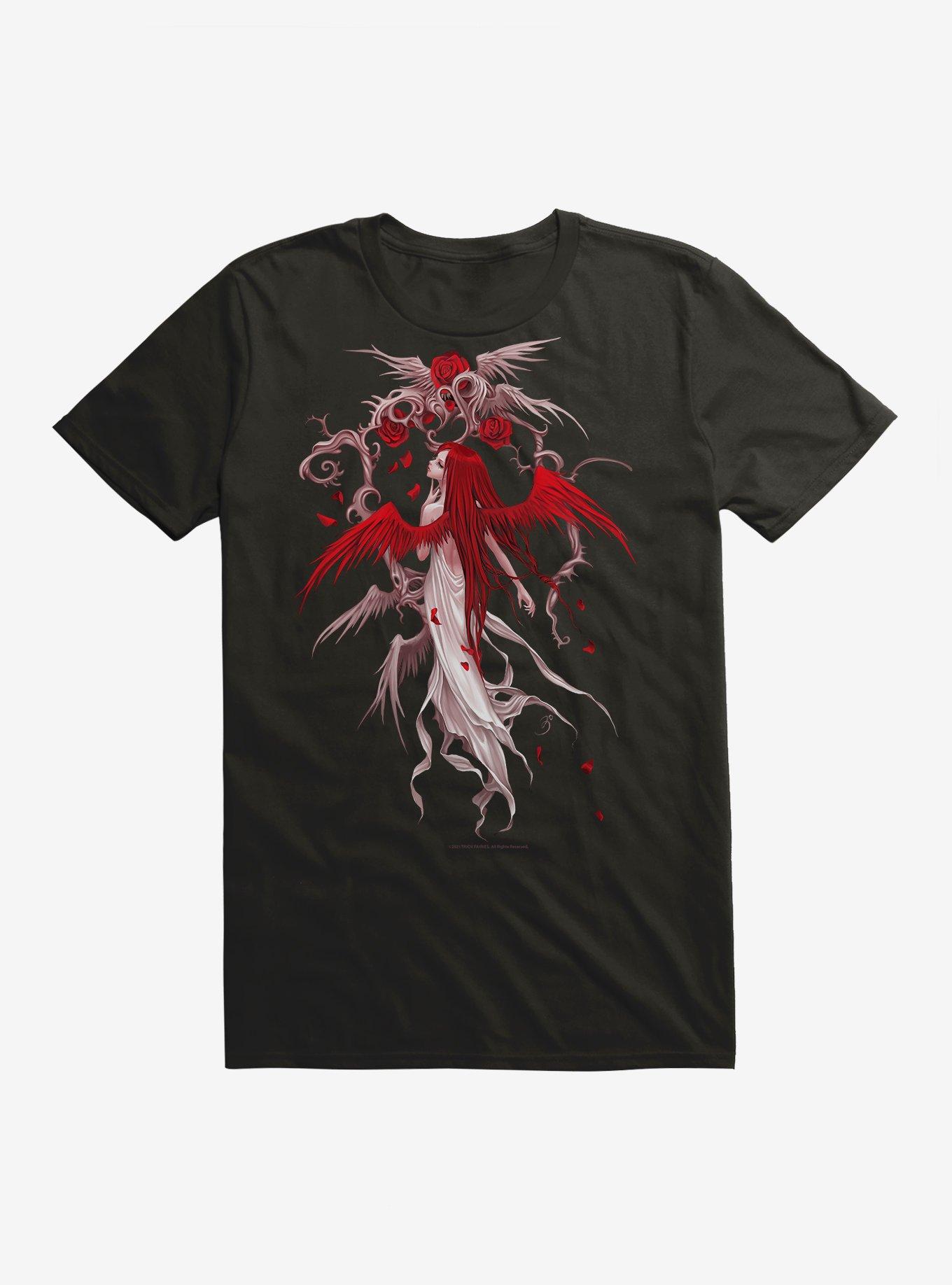 Fairies By Trick Red Rose Fairy T-Shirt