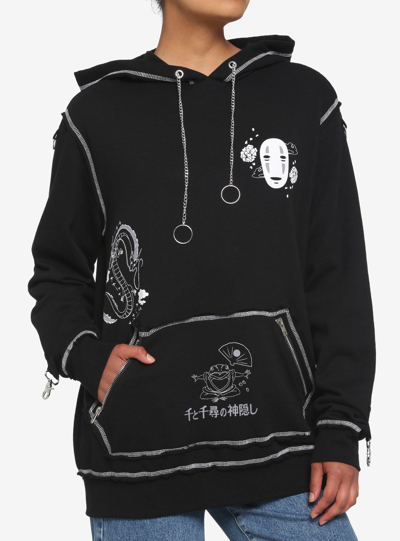 Her Universe Studio Ghibli Spirited Away Haku Girls Hoodie Plus Size, MULTI