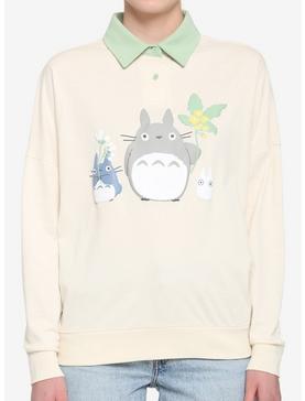 Her Universe Studio Ghibli My Neighbor Totoro Pastel Long-Sleeve Girls Polo Shirt, , hi-res