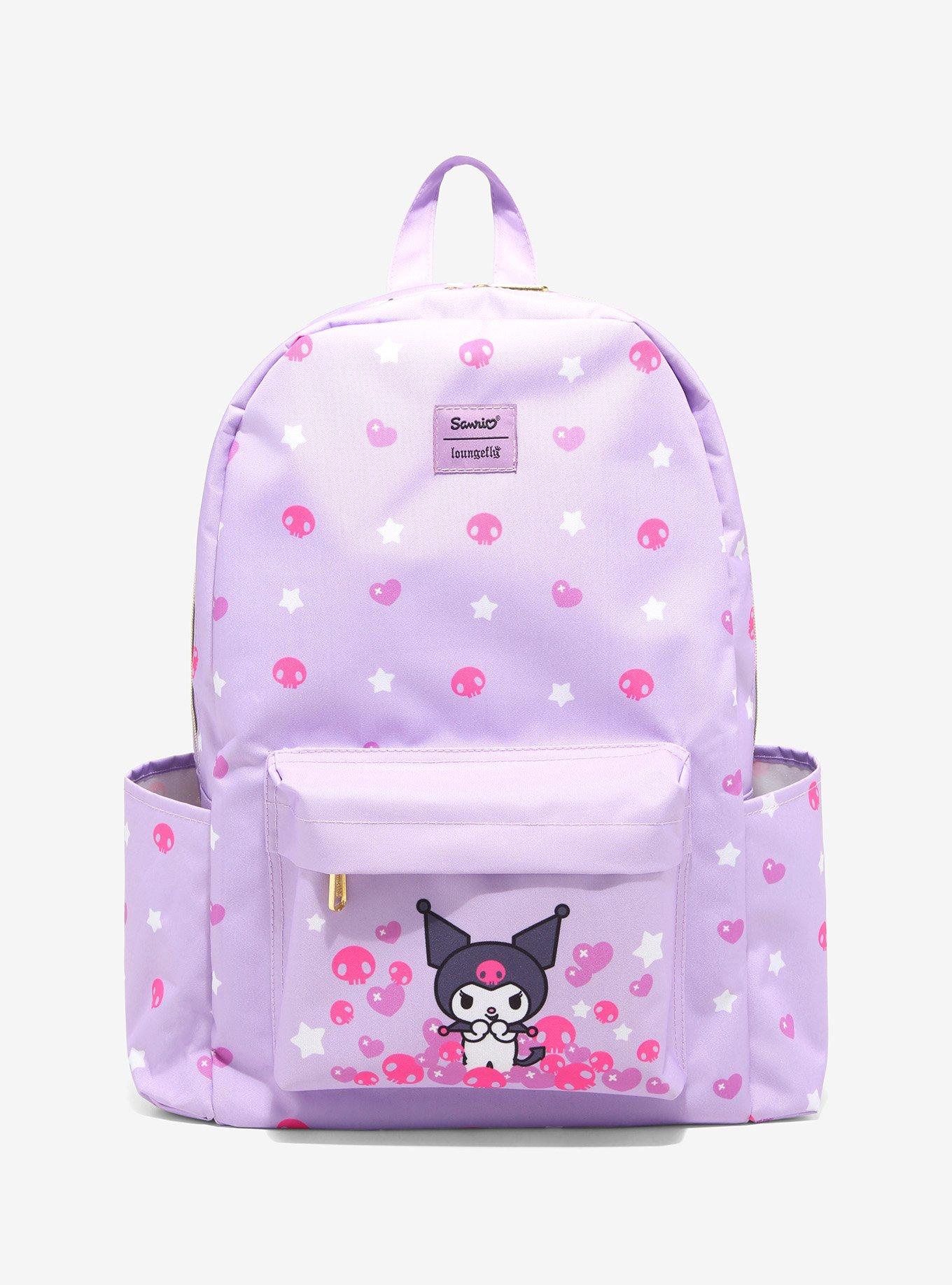 Loungefly Kuromi Pastel Skulls Backpack Hot Topic