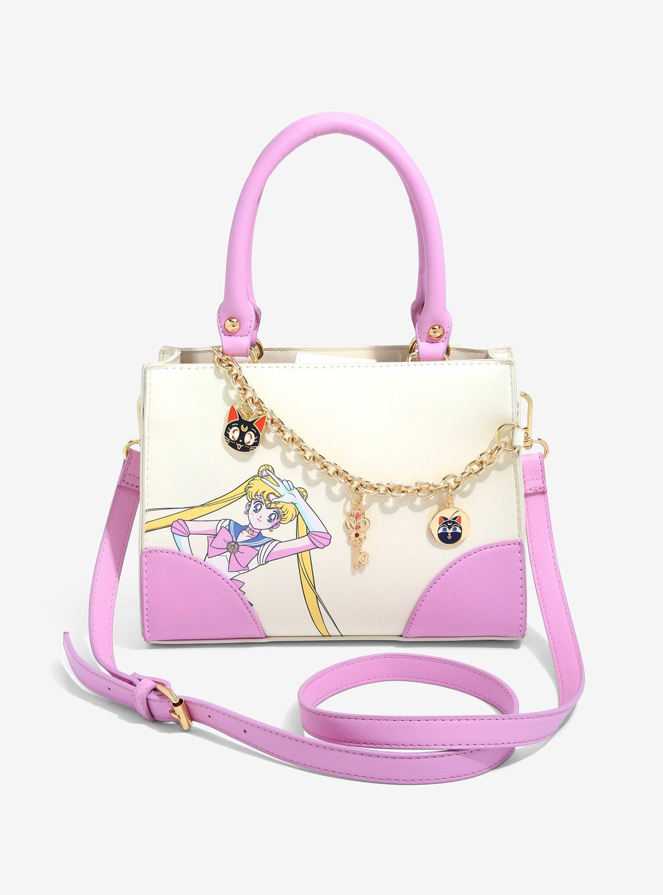 Pretty Guardian Sailor Moon Sailor Moon & Chibi-Usa Starry Sky Handbag - BoxLunch Exclusive, , hi-res