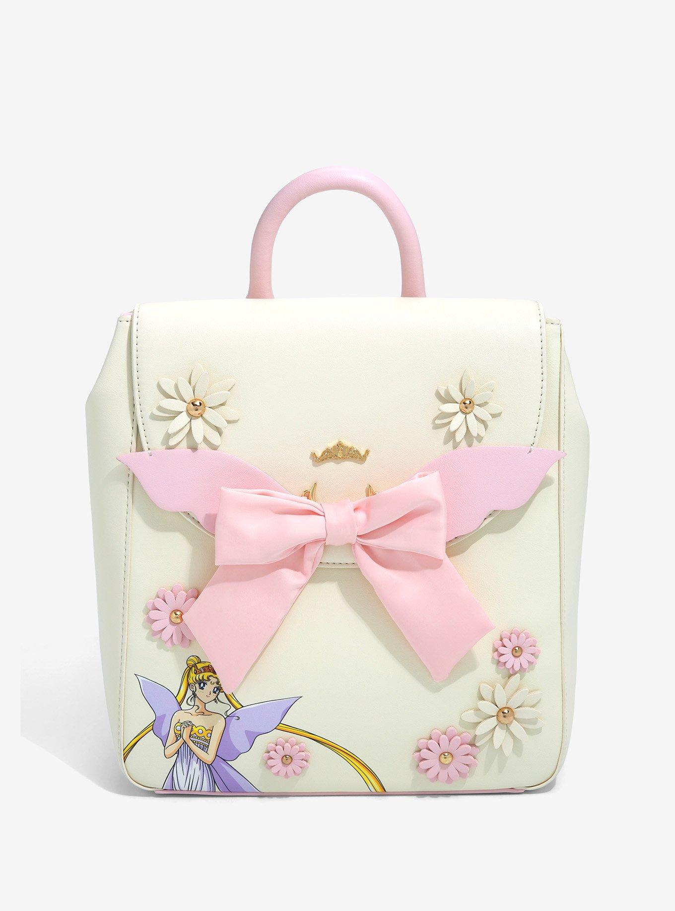 Pretty Guardian Sailor Moon Neo Queen Serenity Ribbon Floral Rucksack -  BoxLunch Exclusive