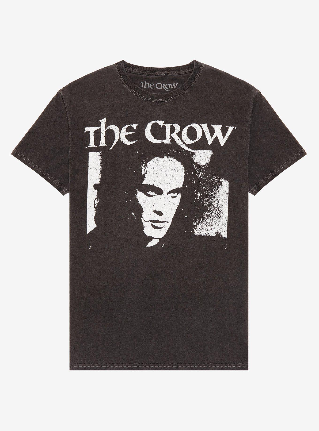 The Crow Opening Monologue Mineral Wash T-Shirt, BLACK, hi-res