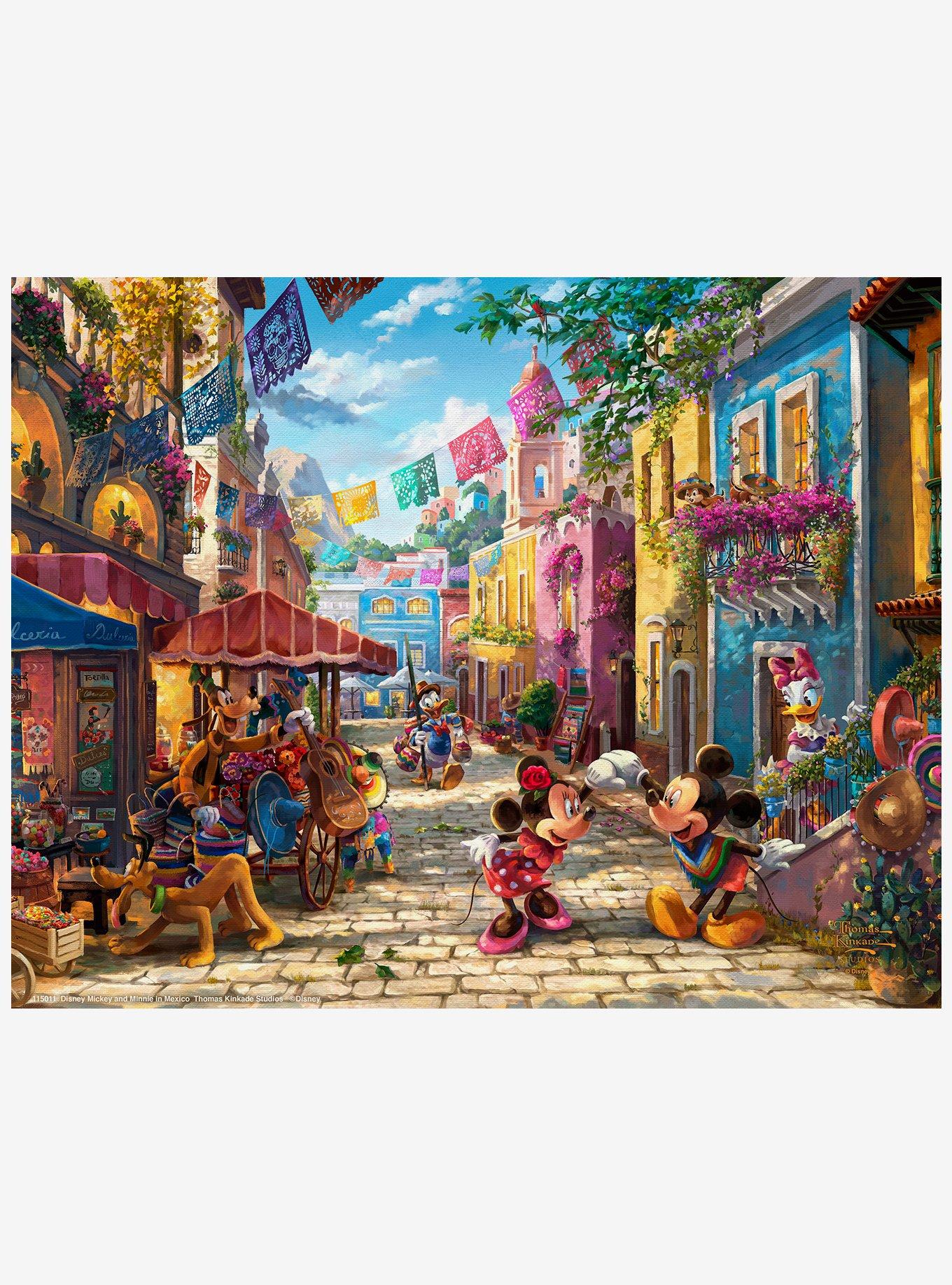 Disney Mickey Mouse Mickey And Minnie In Mexico 11" X 14" Art Print, , hi-res