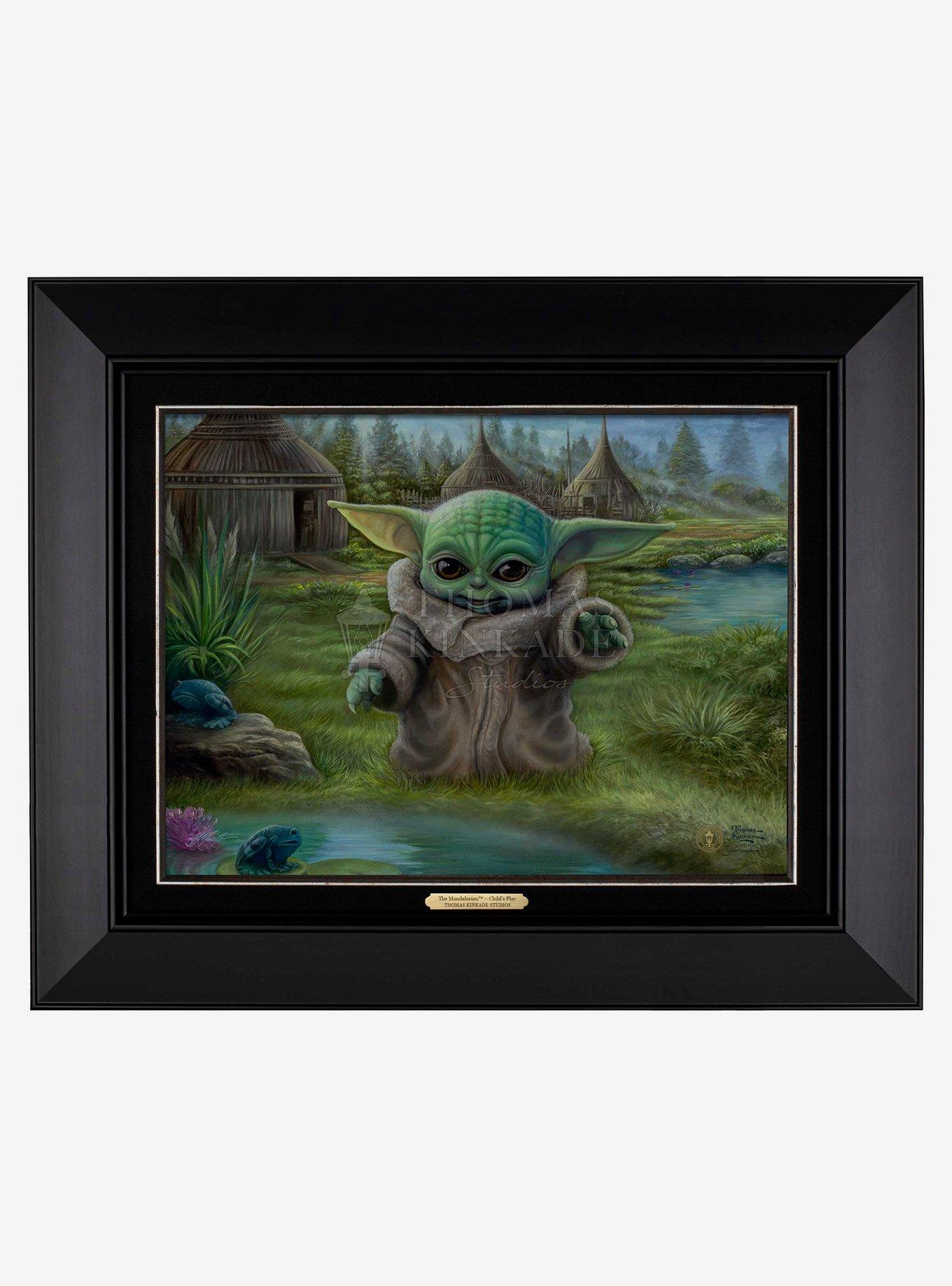 Star Wars The Mandalorian Child'S Play 12" X 16" Canvas Classics, , hi-res