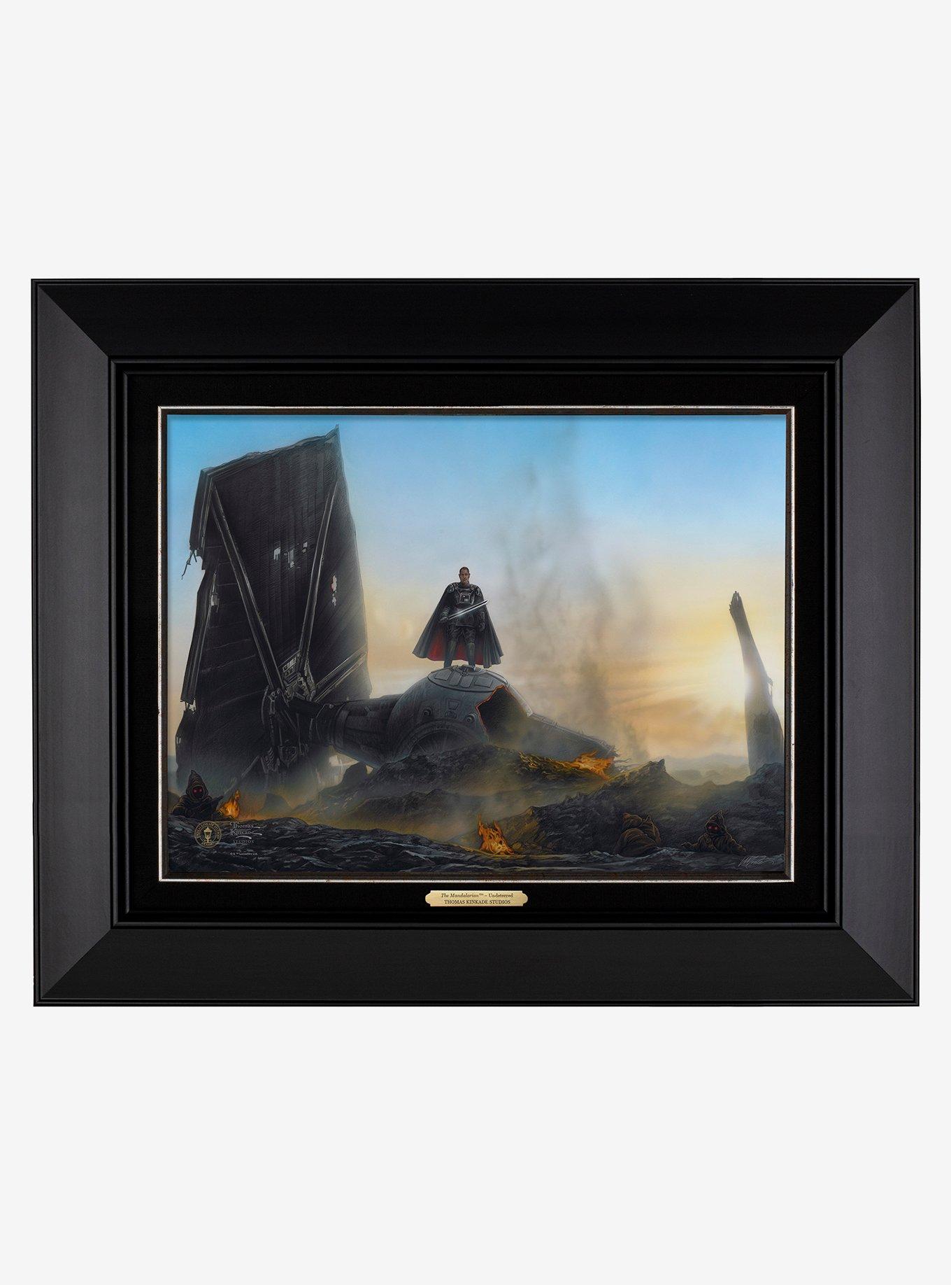 Star Wars The Mandalorian Undeterred 12" X 16" Canvas Classics, , hi-res