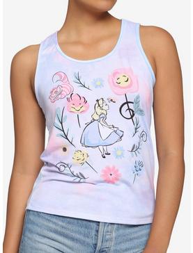 Disney Alice In Wonderland Watercolor Tie-Dye Tank Top, , hi-res