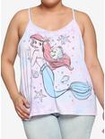 Disney The Little Mermaid Pastel Watercolor Cami Plus Size, MULTI TIE DYE, hi-res