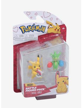 Pokémon Pikachu & Roselia Battle Figure Set , , hi-res