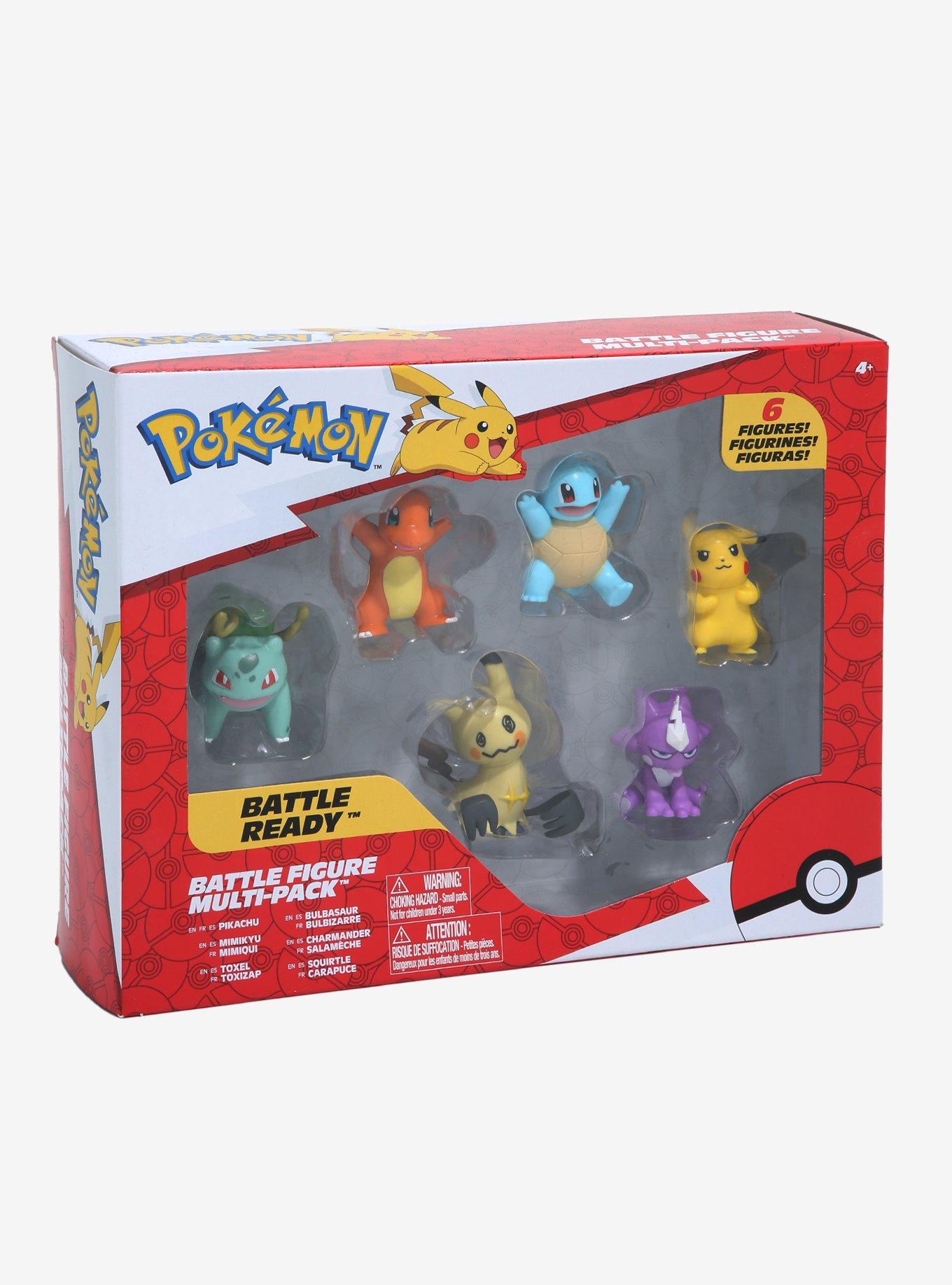 Pack de 6 figurines Pokémon Battle Ready - La Grande Récré