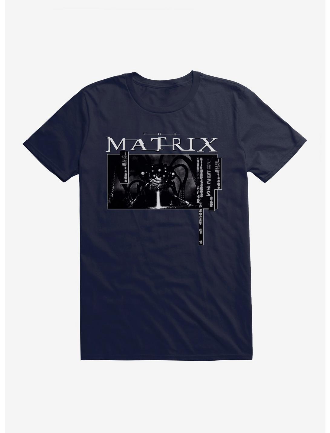 The Matrix Black And White Sentinel T-Shirt, , hi-res