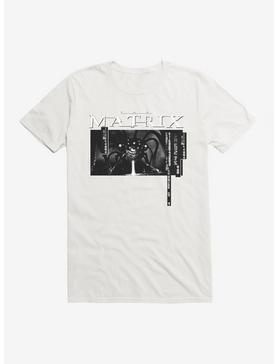 The Matrix Black And White Sentinel T-Shirt, WHITE, hi-res
