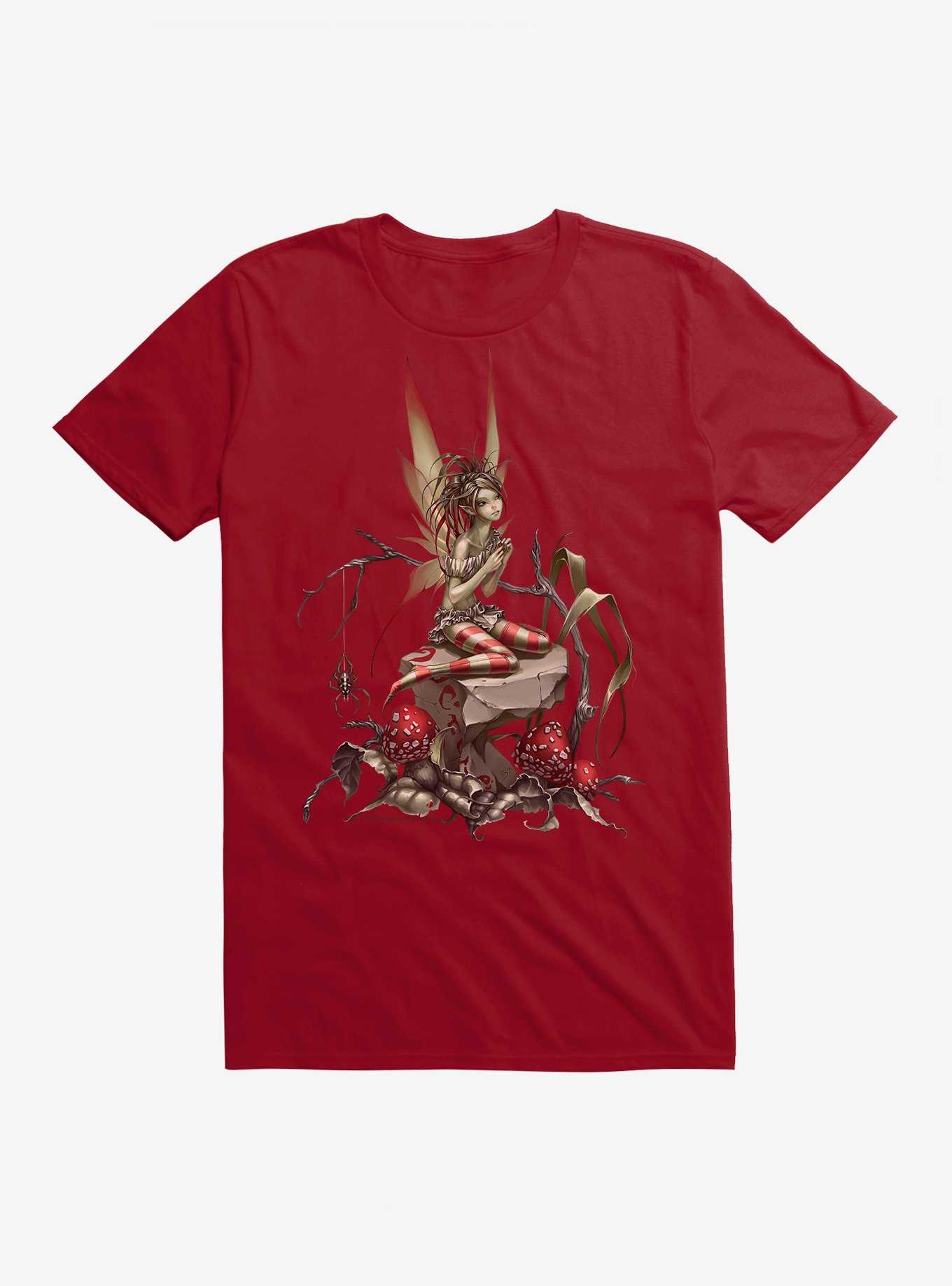 Fairies By Trick Mushroom Fairy T-Shirt, INDEPENDENCE RED, hi-res