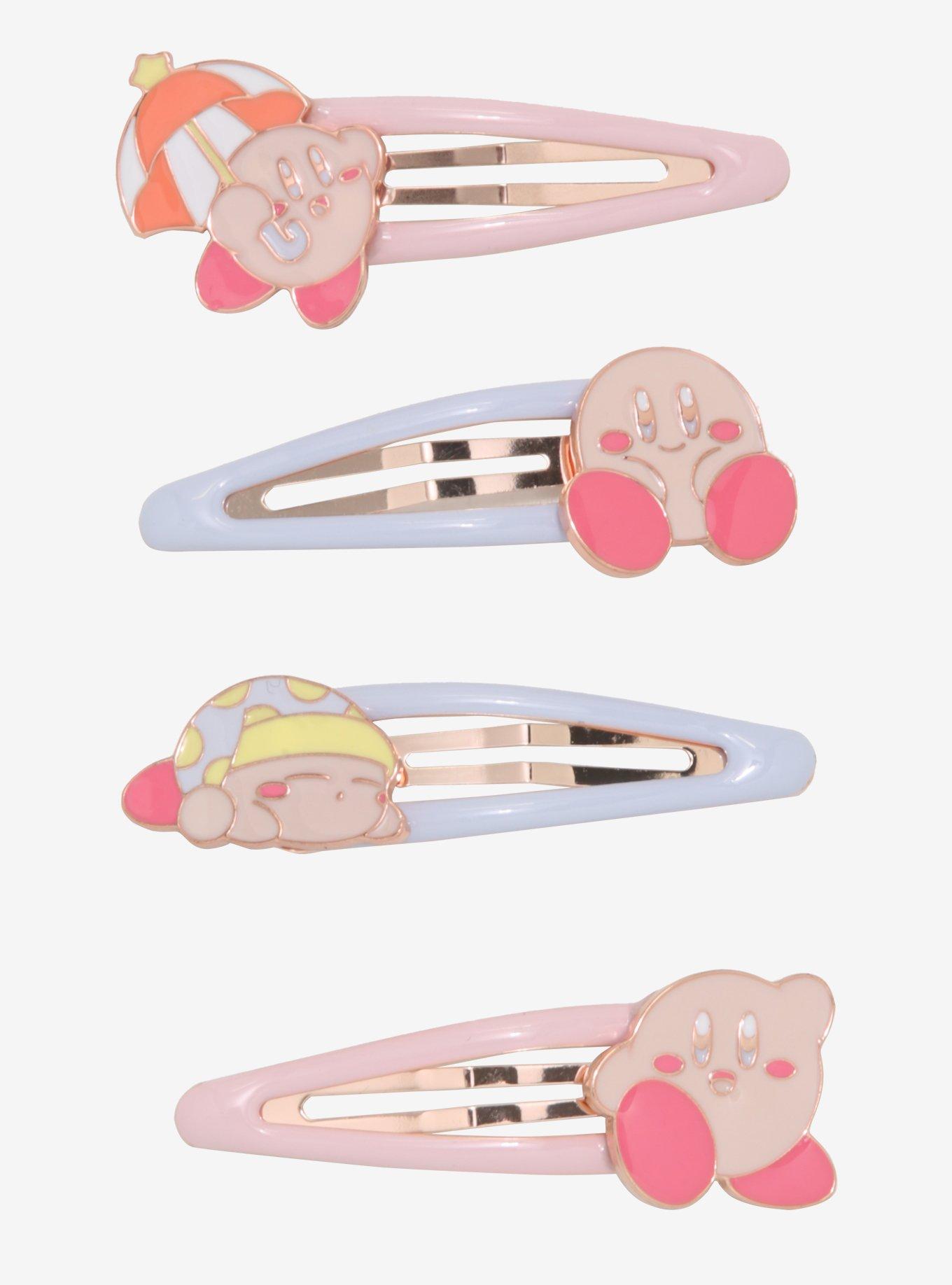 Kirby Pastel Rose Gold Hair Clip Set, , hi-res