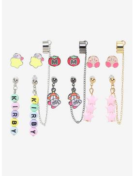 Kirby Rainbow Beads Cuff Earring Set, , hi-res