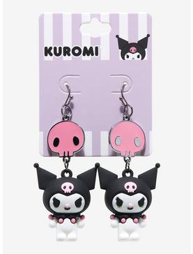 Kuromi Figural Pink Skull Earrings, , hi-res