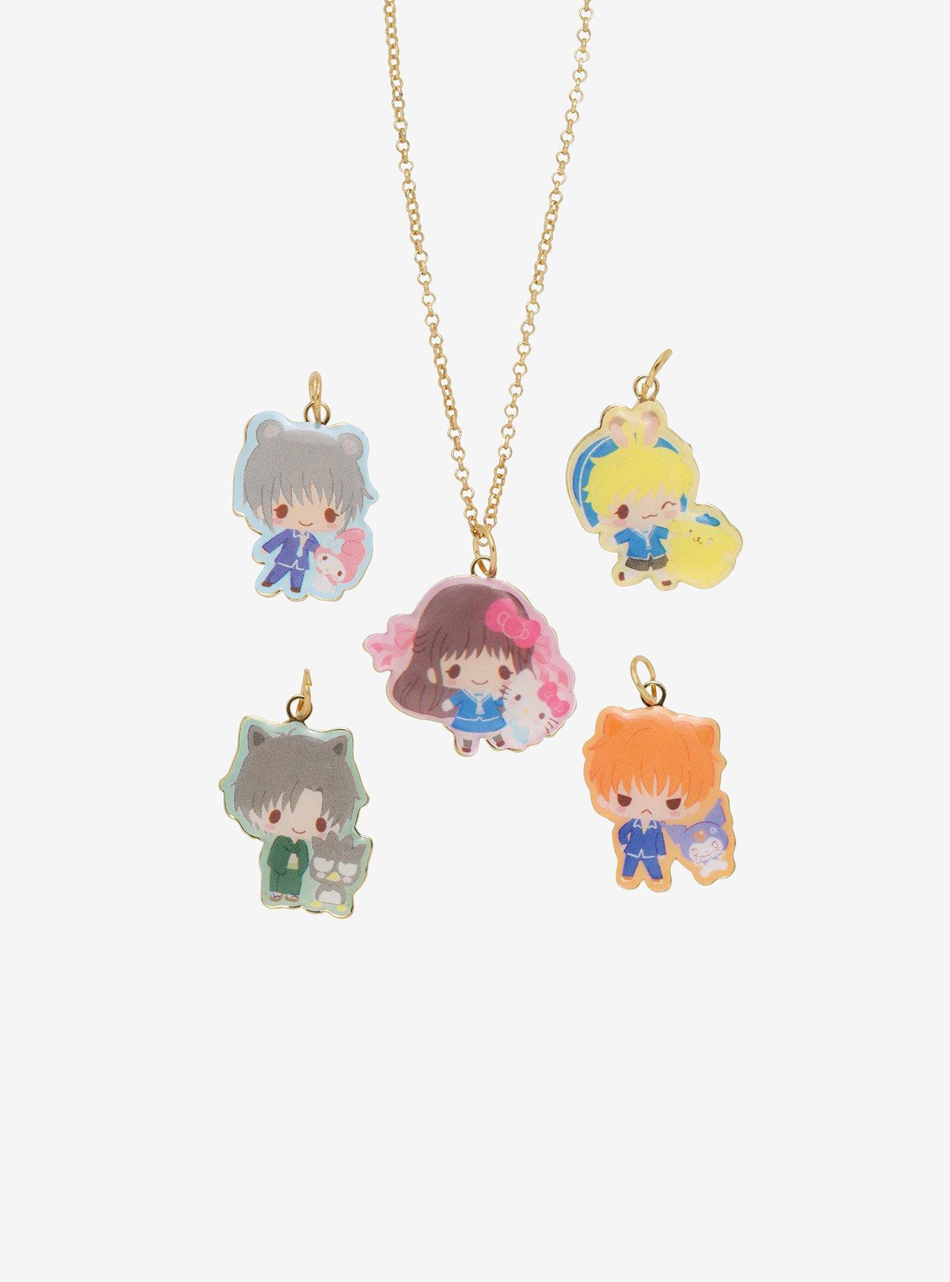 Anime FAIRY TAIL Kawaii Character Double-sided Acrylic Pendant Key