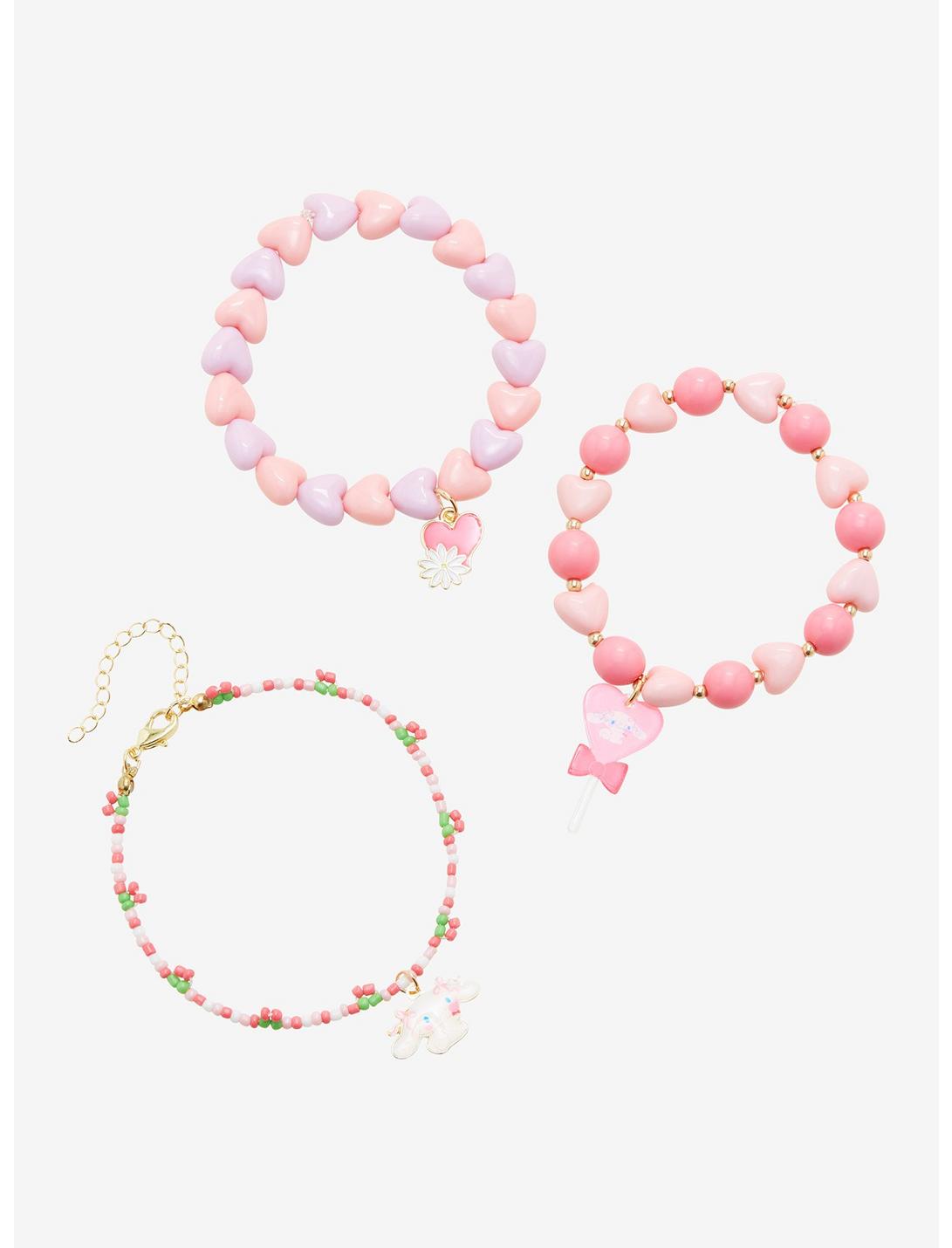 Cinnamoroll Sweet Lollipop Beaded Bracelet Set, , hi-res