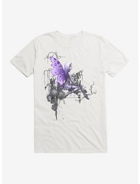 Fairies By Trick Purple Wing Fairy T-Shirt, WHITE, hi-res