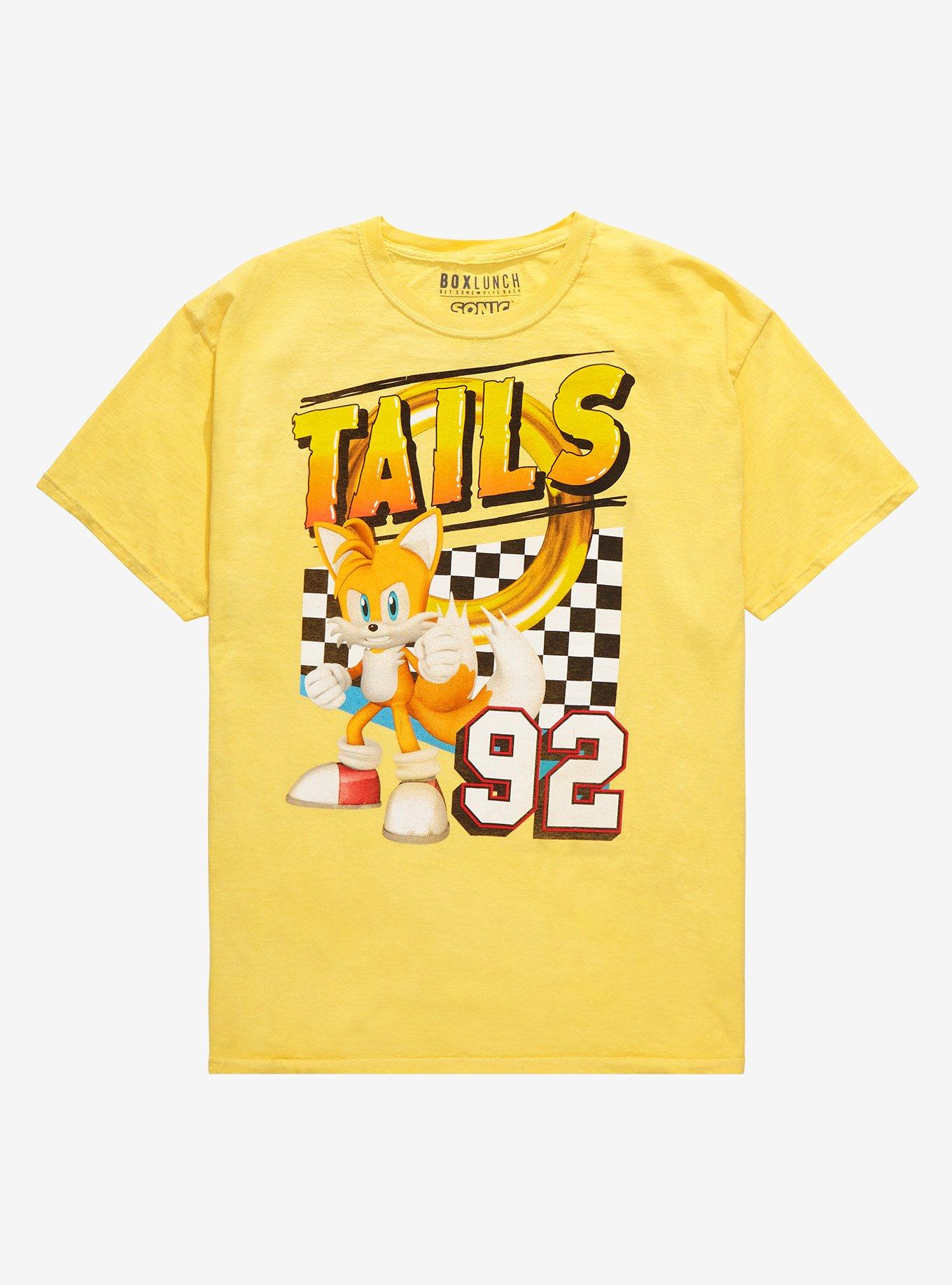 Sonic the Hedgehog Youth T-Shirt - Sonic 2 Movie Tails & Sonic Image