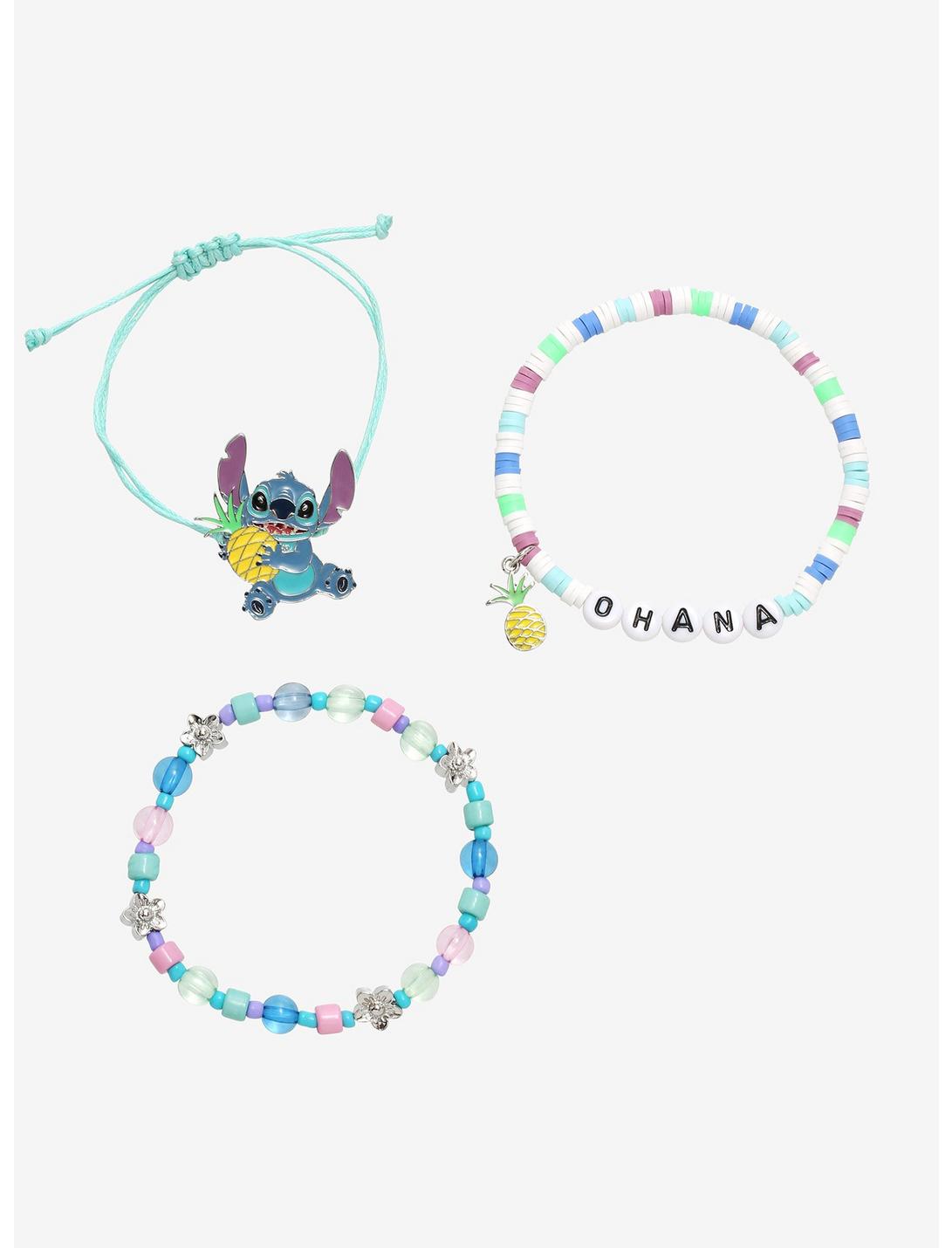 Disney Lilo & Stitch Tropical Pineapple Bracelet Set