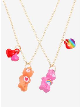 Care Bears Rainbow Heart Charm Best Friend Bracelet Set, , hi-res
