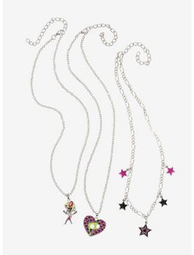 Invader Zim GIR Star Heart Charm Necklace Set, , hi-res